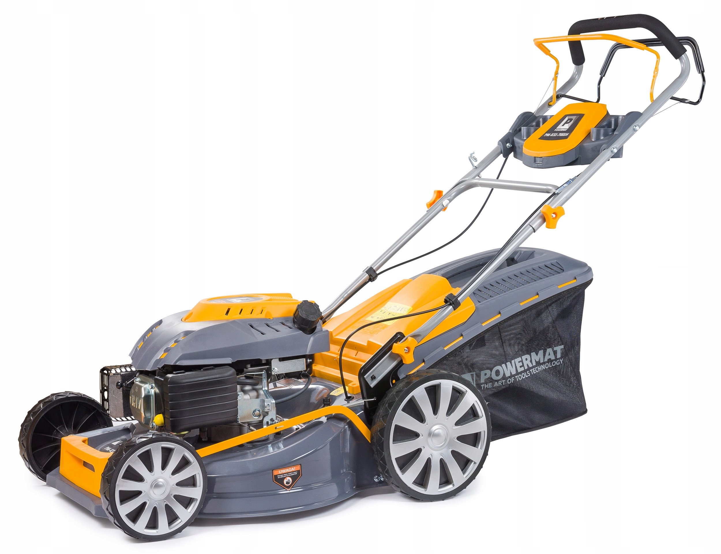 Benzínová kosačka na trávu Powermat 4,3 HP 60 l pohon kolies 51 cm